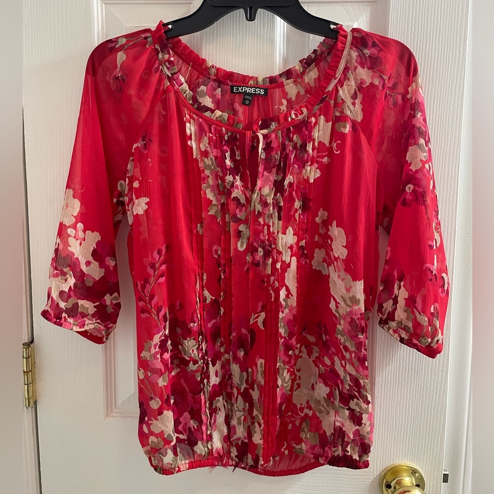 Sheer blouse